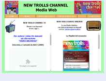 Tablet Screenshot of newtrollschannel.it